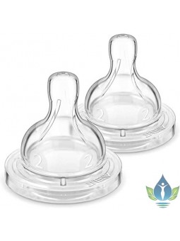 AVENT 02 TETINES NATUREL 1M+