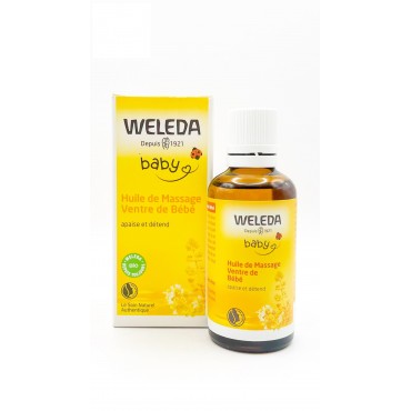 Huile de massage ventre Weleda